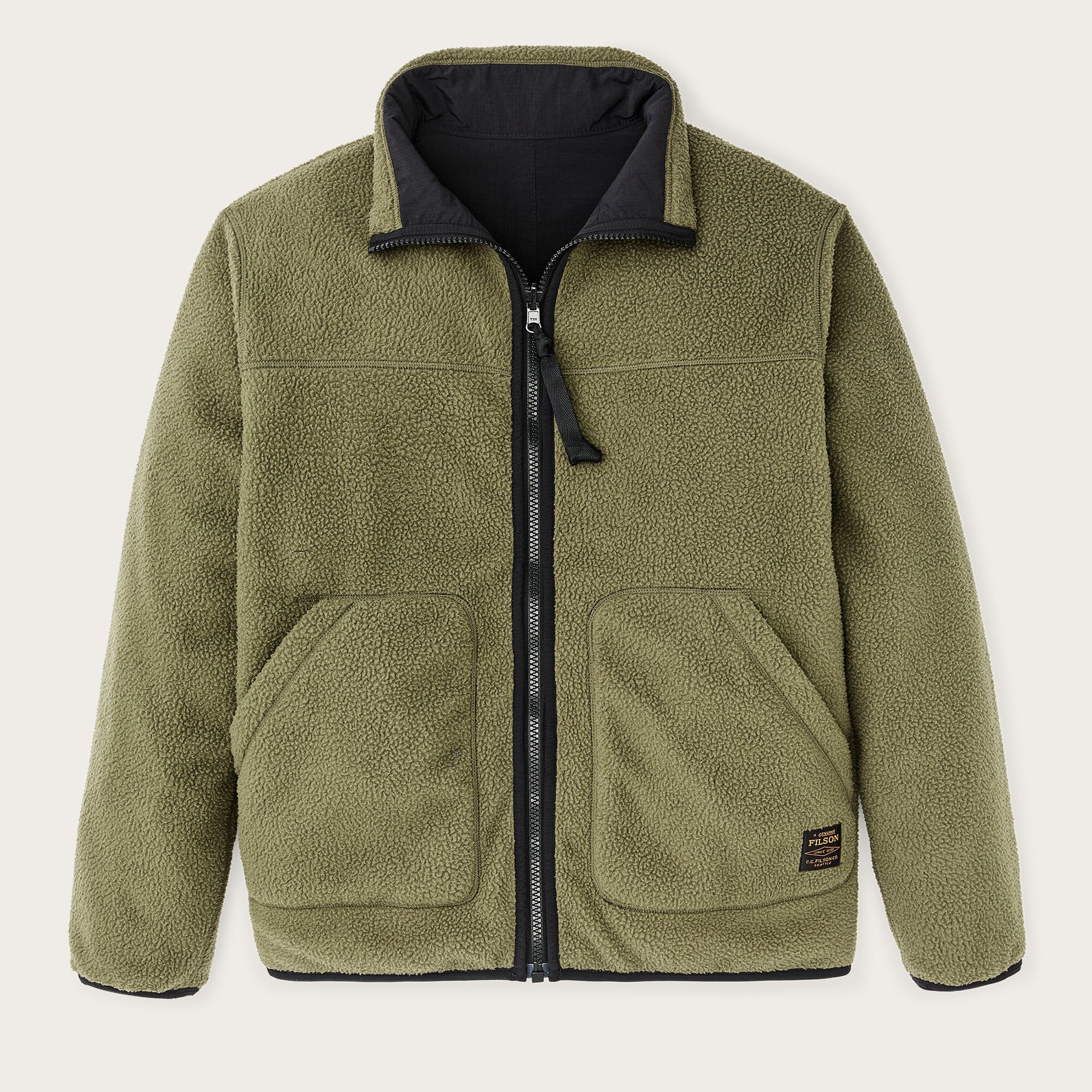 REVERSIBLE PILE FLEECE JACKET - Image 4