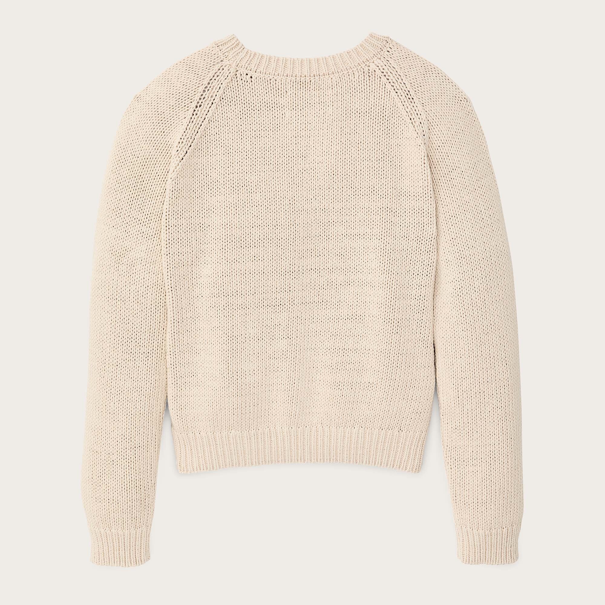 WOMEN'S COTTON CREWNECK SWEATER - Image 2