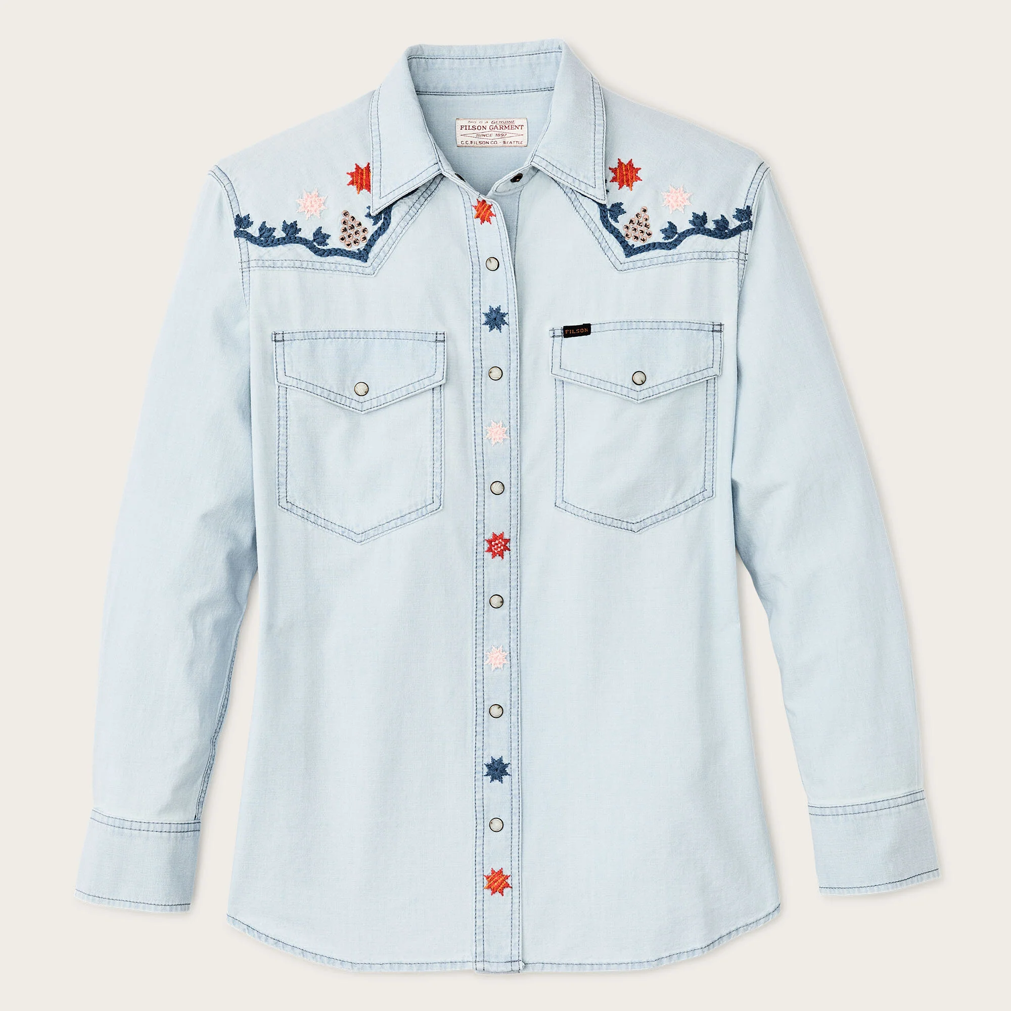 Women's Embroidered Western Shirt